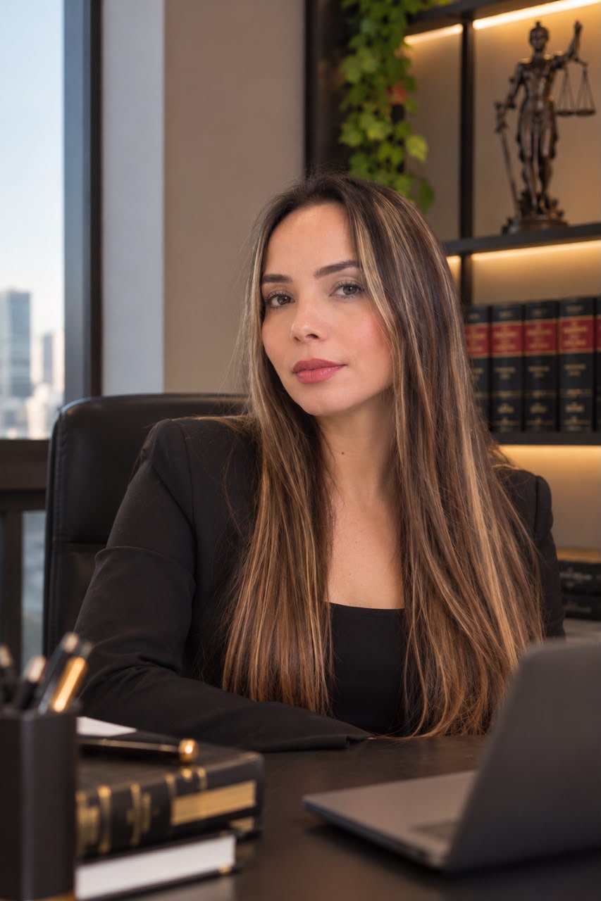 Dra. Juliana Lima em seu escritório